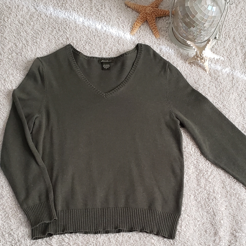 3/$8 Eddie Bauer V-neck Sweater